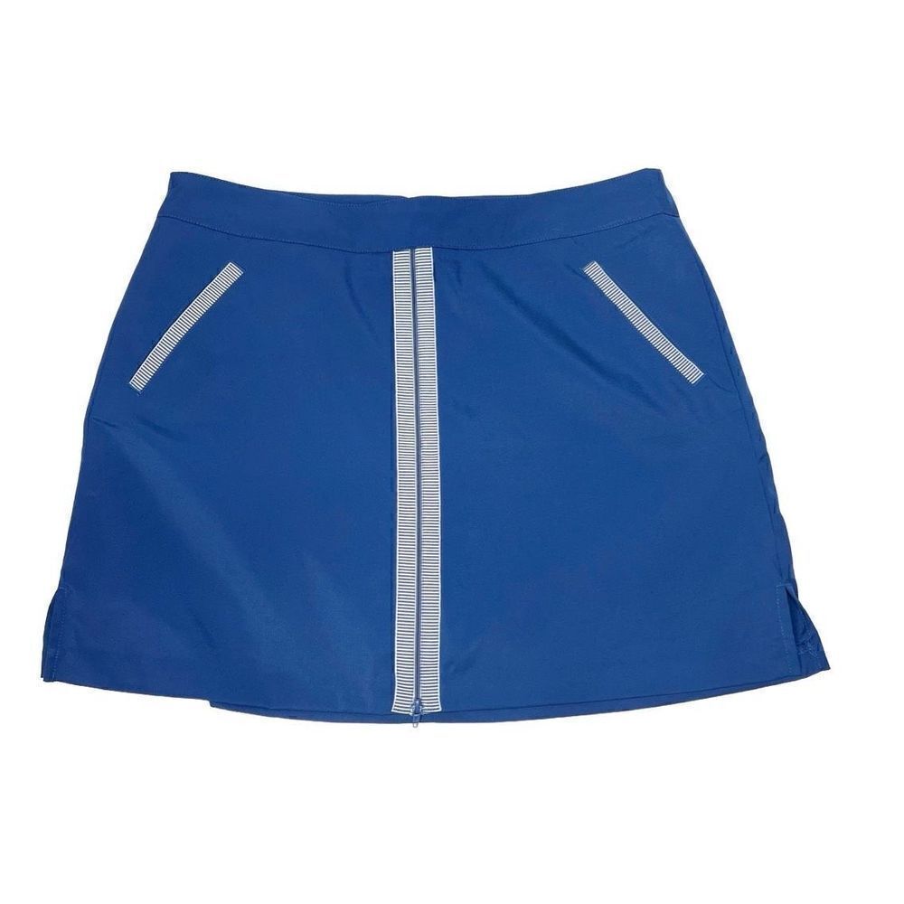 Lady Hagen blue zip front golf skort size 12.